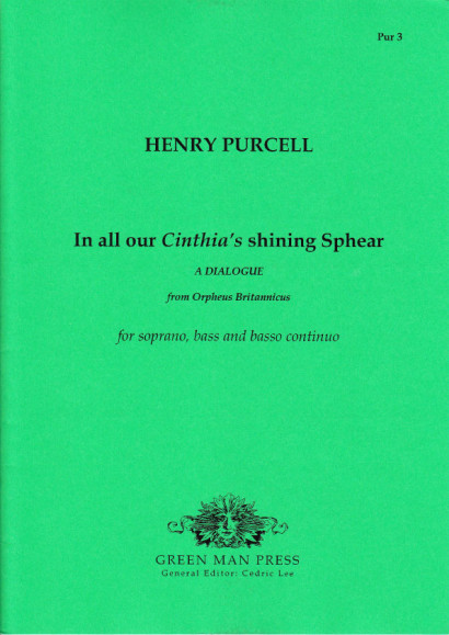 Purcell, Henry  (1659-1695): In all our Cinthia’s shining Sphear<br>- Band I