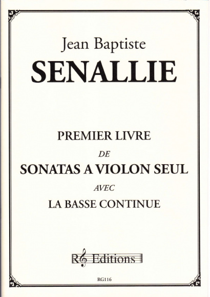 Senallie, Jean Baptiste (1688-1730): Premier Livre de Sonates