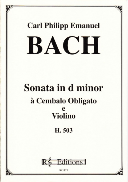 Bach, Carl Philipp Emanuel (1714-1788): Sonate d-Moll, H 503