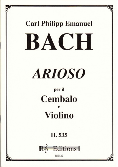 Bach, Carl Philipp Emanuel (1714-1788): Arioso, H 535