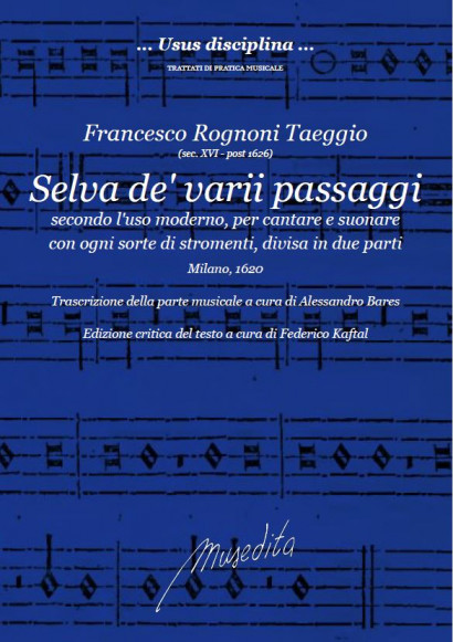 Rognoni, Francesco (?–nach 1626): Selva de’varii passaggi