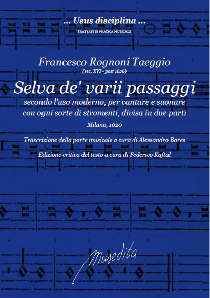 Rognoni, Francesco (?–nach 1626): Selva de’varii passaggi