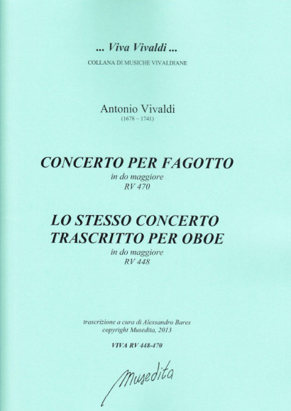 Vivaldi, Antonio (1678–1741): Concerto in C major RV 470 / RV 448