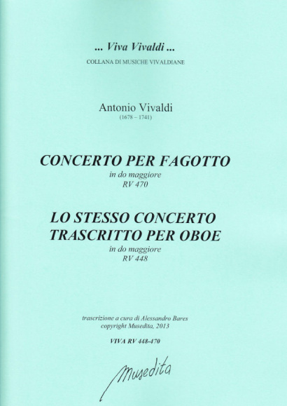 Vivaldi, Antonio (1678–1741): Concerto in C major RV 470 / RV 448