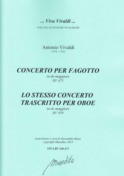 Vivaldi, Antonio (1678–1741): Concerto C-Dur RV 471/RV 450