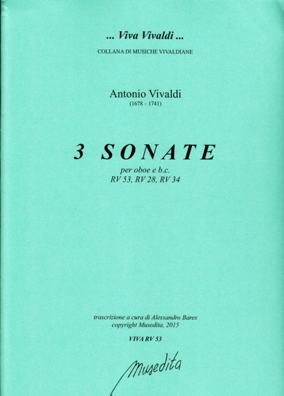 Vivaldi, Antonio (1678–1741): Sonaten RV 53, 28, 34