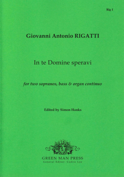 Rigatti, Giovanni Antonio (1615-1649): In te Domine speravi