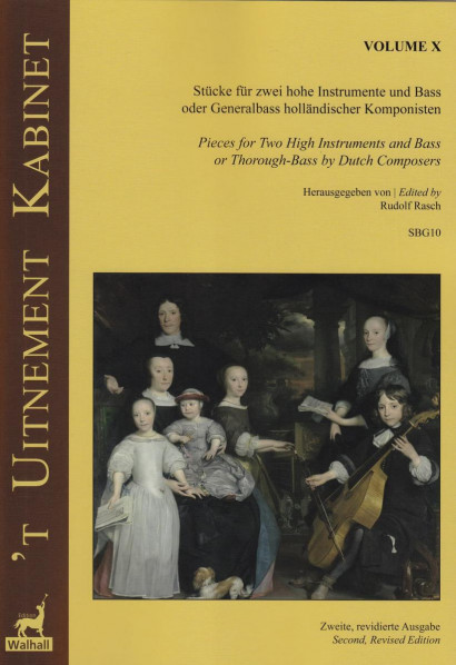 'T Uitnement Kabinet (Amsterdam 1646, 1649): 17 Works for Two Melody Instruments and Basso – Volume X