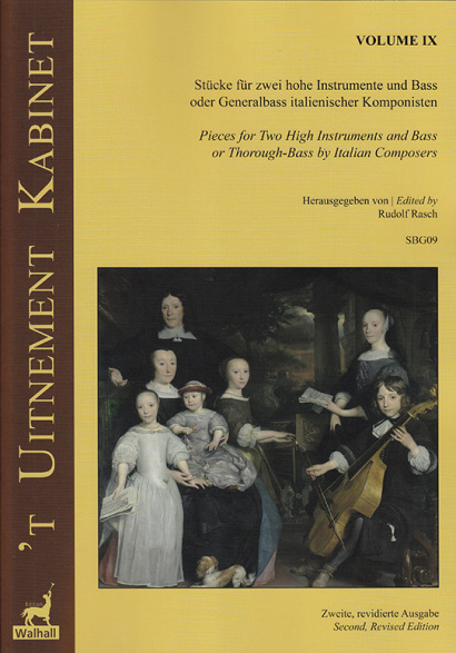 ‘T Uitnement Kabinet (Amsterdam 1646, 1649): 9 Werke italienischer Komponisten für 2 hohe Instrumente und Basso – Band IX