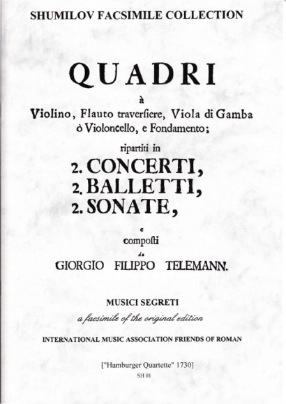 Telemann, Georg Philipp (1681-1767): Quadri