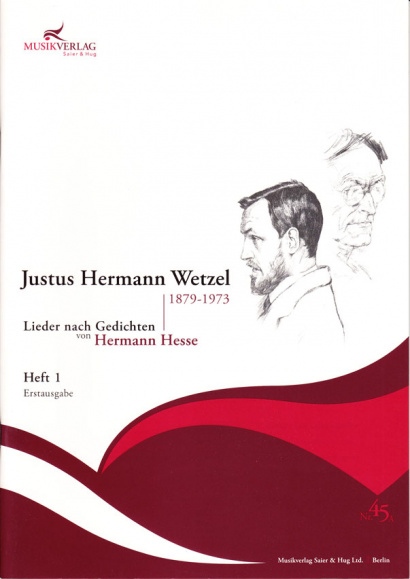 Wetzel, Justus Hermann (1879–1973): 42 Lieder nach Gedichten von Hermann Hesse - Volume 1 (26 pages)