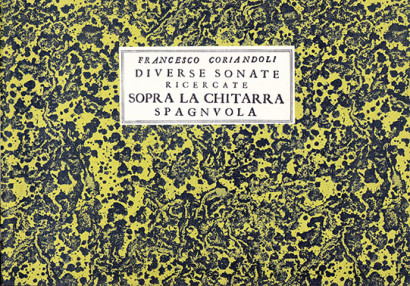 Coriandoli, Francesco (?–c.1670): Diverse Sonate Ricercate