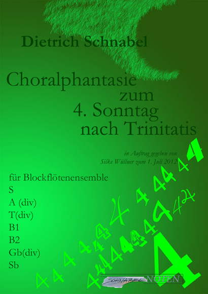 Schnabel, Dietrich (*1968): Choralpartita zum 4. Sonntag nach Trinitatis