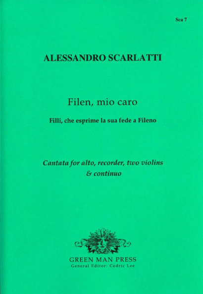 Scarlatti, Alessandro (1660-1725): Filen, mio caro