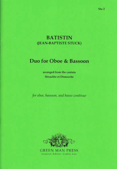 Stuck, Jean-Baptiste (1680–1755): Duo for Oboe and Bassoon