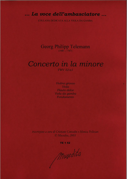 Telemann, Georg Philipp (1681–1767): Concerto a Minor