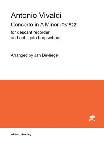 Vivaldi, Antonio (1678–1741): Concerto a-Moll RV 522