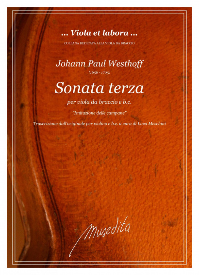 Westhoff, Johann Paul (1656–1705): Sonata terza