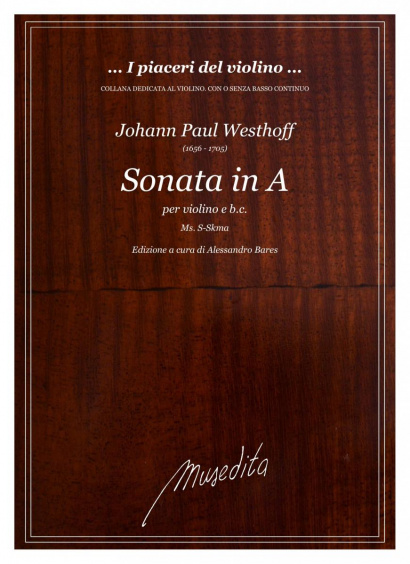 Westhoff, Johann P. (1656–1705): Sonata in A