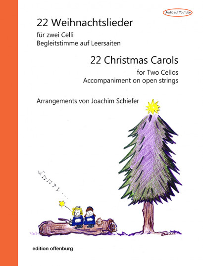 22 Christmas Carols for 2 Cellos