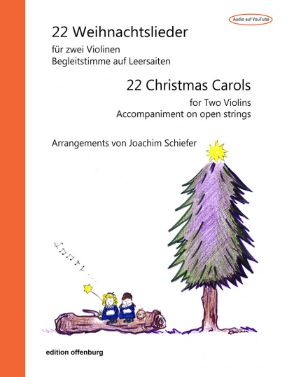 22 Weihnachtslieder für 2 Violinen