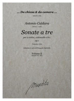 Caldara, Antonio (1670/1–1736): Sonate a tre op. 1