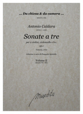 Caldara, Antonio (1670/1–1736): Sonate a tre op. 1